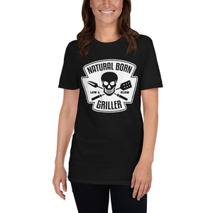 Natural Born Griller (Dark Colors) Short-Sleeve Unisex T-Shirt