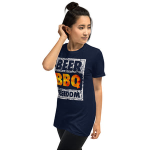 BBQ Freedom Short-Sleeve Unisex T-Shirt