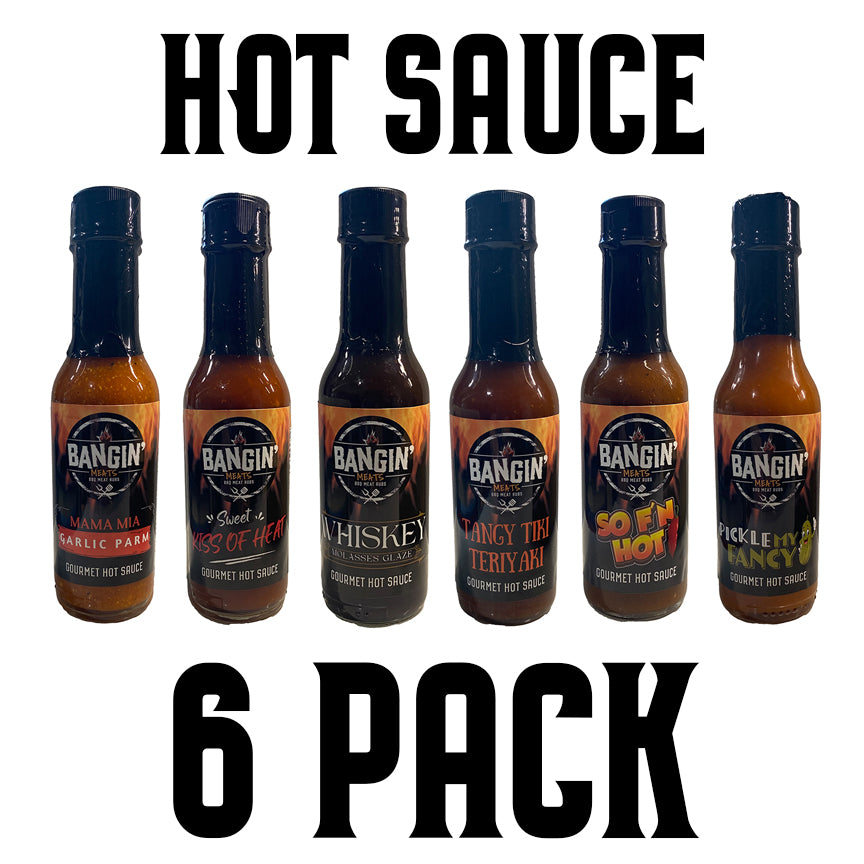 BanginMeats Hot Sauce 6 Pack