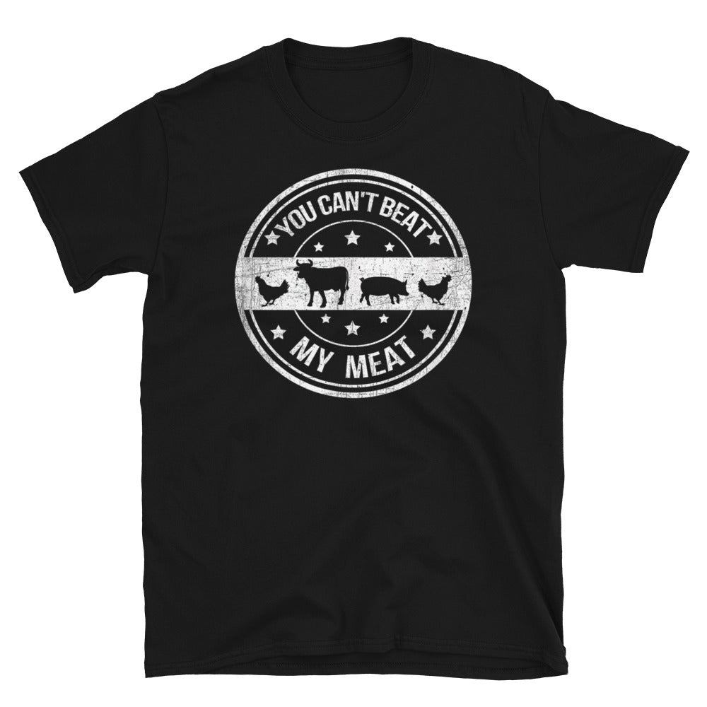 You Can't Beat My Meat BBQ Short-Sleeve Unisex T-Shirt