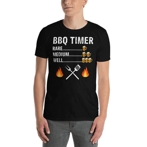 BBQ Timer Beer Design 2 Short-Sleeve Unisex T-Shirt