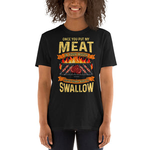 Meat In Your Mouth Design 3 Short-Sleeve Unisex T-Shirt