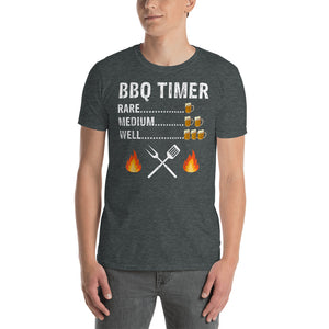 BBQ Timer Beer Design 2 Short-Sleeve Unisex T-Shirt