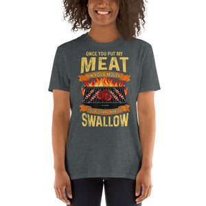 Meat In Your Mouth Design 3 Short-Sleeve Unisex T-Shirt