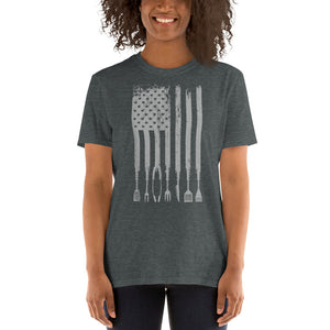 Grilling Flag Short-Sleeve Unisex T-Shirt
