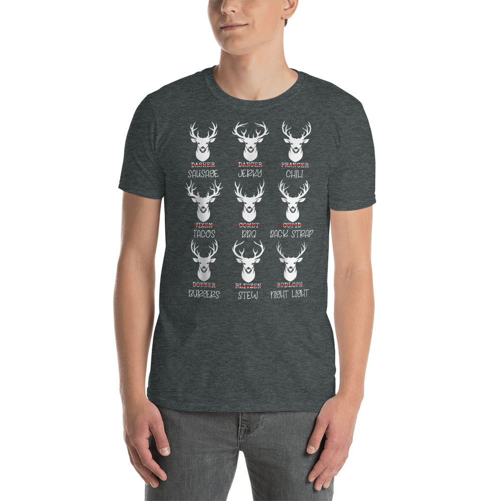 
            
                Load image into Gallery viewer, Reindeer BBQ Short-Sleeve Unisex T-Shirt
            
        