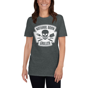 Natural Born Griller (Dark Colors) Short-Sleeve Unisex T-Shirt