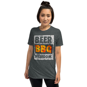 BBQ Freedom Short-Sleeve Unisex T-Shirt