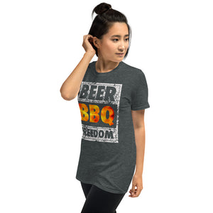 BBQ Freedom Short-Sleeve Unisex T-Shirt