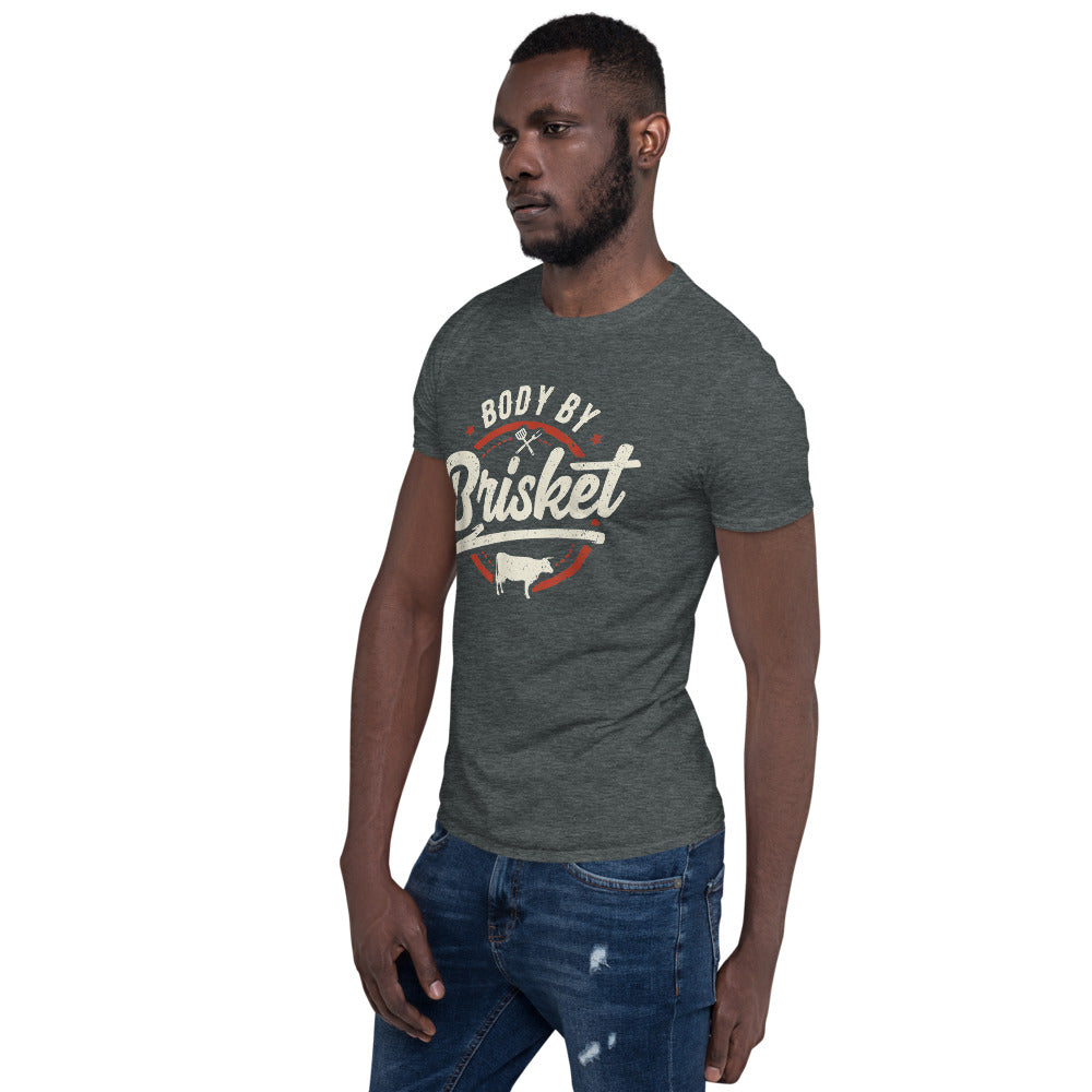 
            
                Load image into Gallery viewer, Body By Brisket Short-Sleeve Unisex T-Shirt
            
        