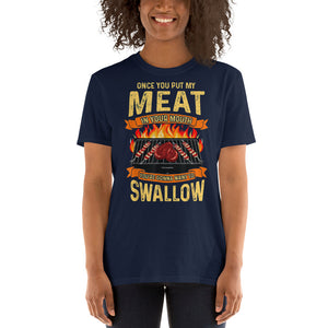 Meat In Your Mouth Design 3 Short-Sleeve Unisex T-Shirt