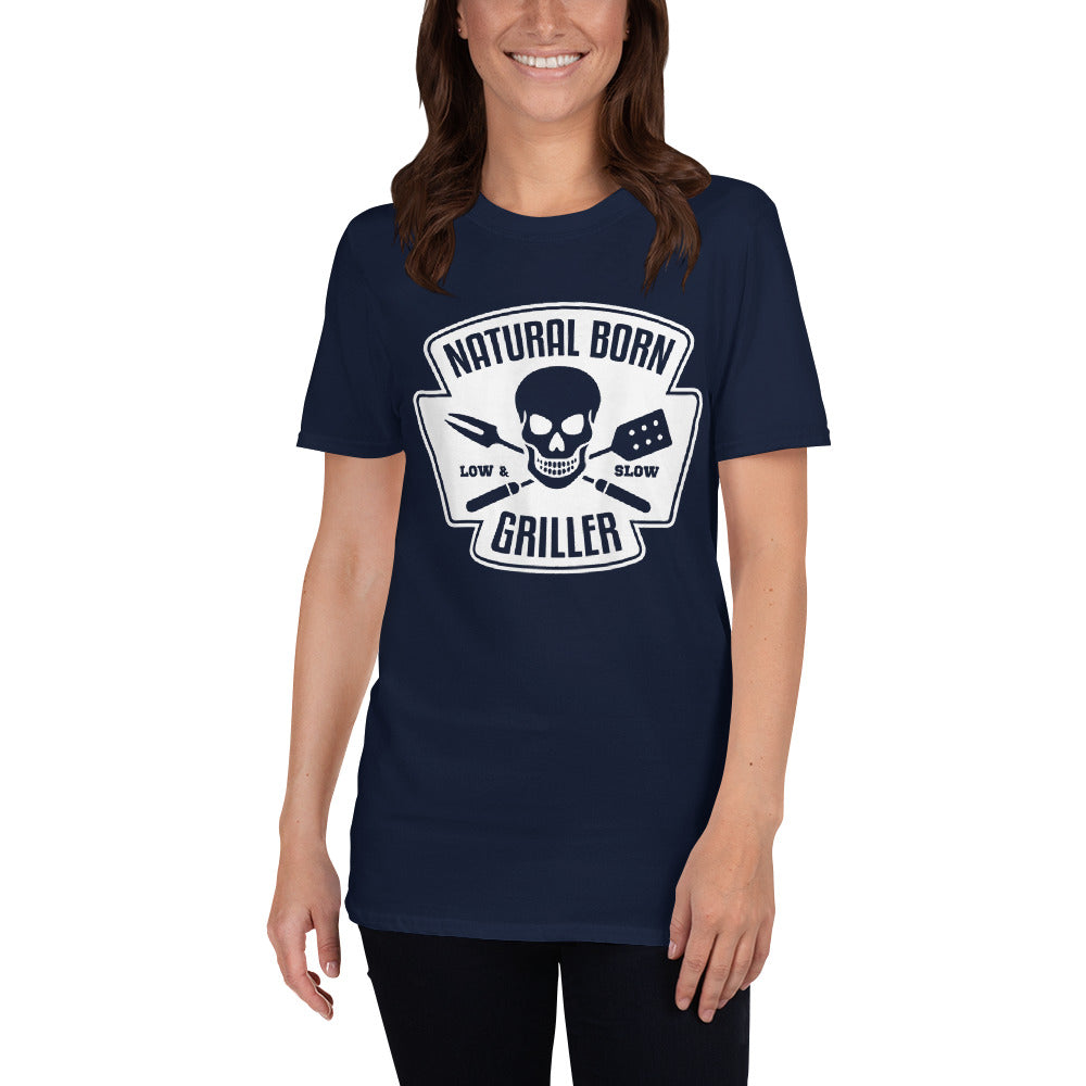 
            
                Load image into Gallery viewer, Natural Born Griller (Dark Colors) Short-Sleeve Unisex T-Shirt
            
        