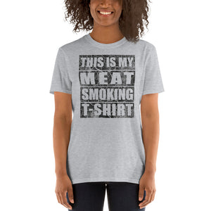 Meat Smoking Shirt (Light Colors) Short-Sleeve Unisex T-Shirt