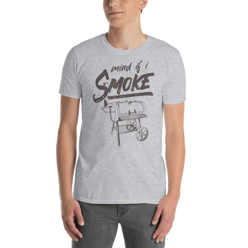 Mind If I Smoke Design 2 (Light Colors) Short-Sleeve Unisex T-Shirt