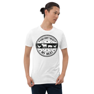 You Can't Beat My Meat (Light Colors) Short-Sleeve Unisex T-Shirt