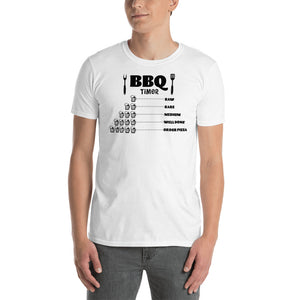 BBQ Timer Beer (Light Colors) Short-Sleeve Unisex T-Shirt