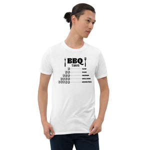 BBQ Timer Beer Design 2 (Light Colors) Short-Sleeve Unisex T-Shirt