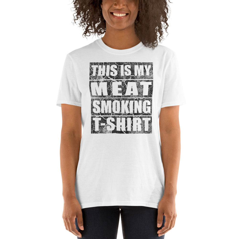 Meat Smoking Shirt (Light Colors) Short-Sleeve Unisex T-Shirt