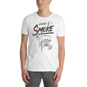 Mind If I Smoke Design 2 (Light Colors) Short-Sleeve Unisex T-Shirt