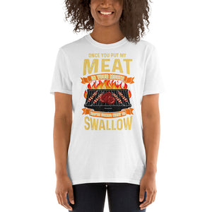 Meat In Your Mouth Design 3 Short-Sleeve Unisex T-Shirt