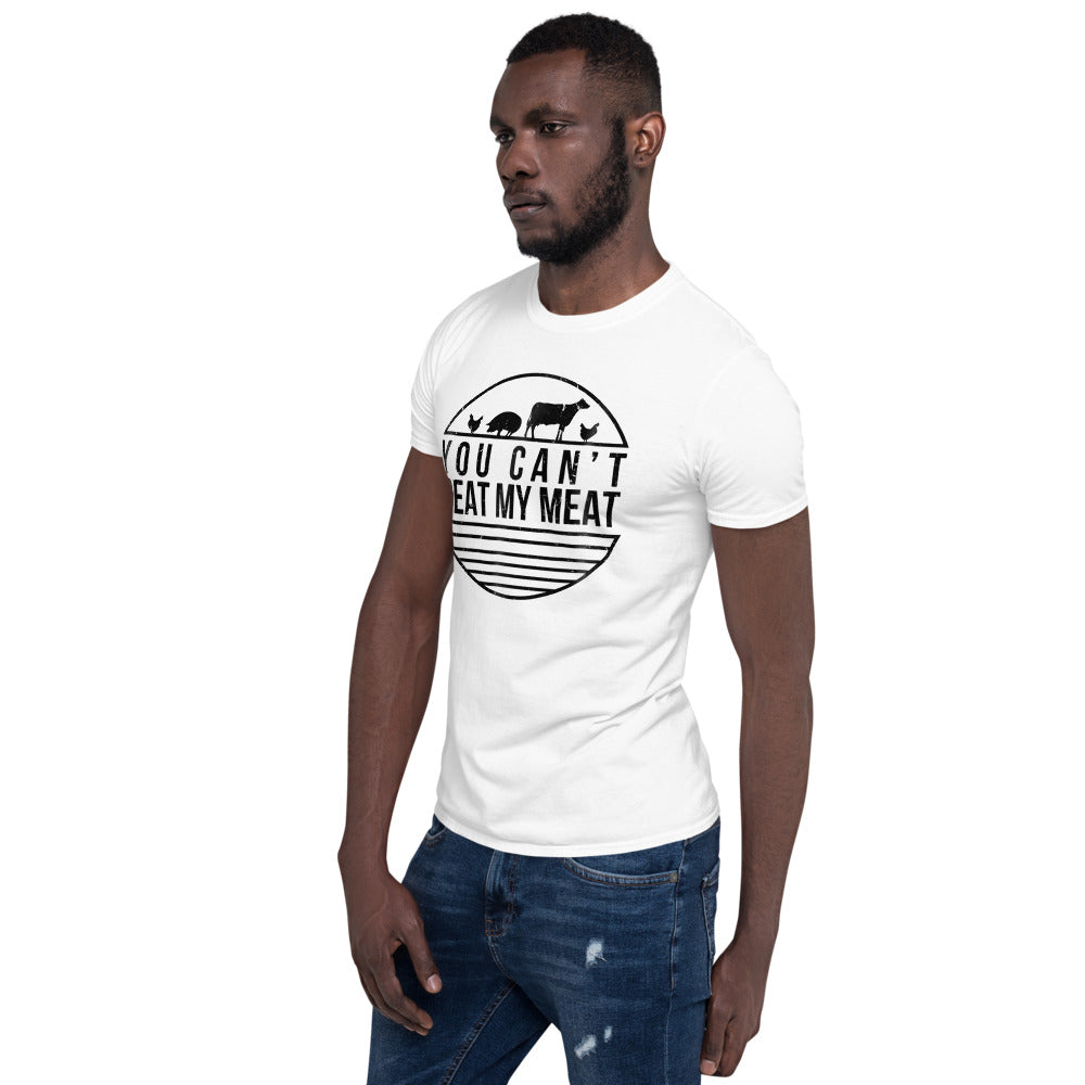 You Can't Beat My Meat (Light Colors) Short-Sleeve Unisex T-Shirt